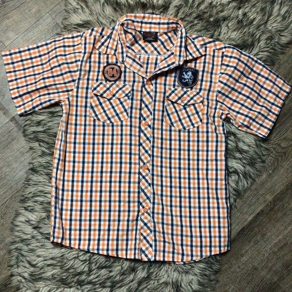 Quad Seven boys size 16/18 button front shirt - Picture 1 of 10